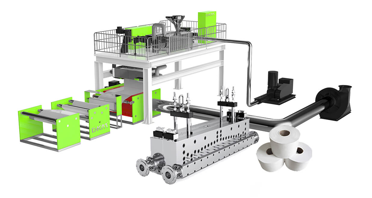 Affichage de la ligne de production de tissu PP Meltblown